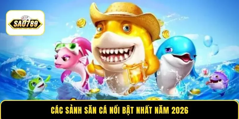 Các sảnh săn cá nổi bật nhất năm 2026
