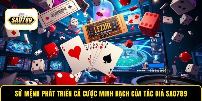 Sứ mệnh phát triển cá cược minh bạch của tác giả Sao789