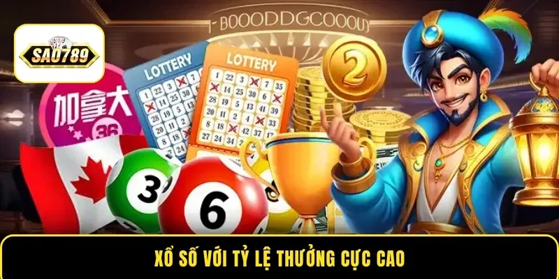 Xổ số với tỷ lệ thưởng cực cao